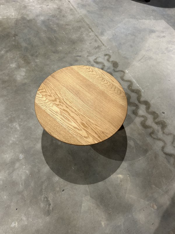 Metro Salontafel Rond/Laag in Tobacco Oak | Passe Partout - Afbeelding 3