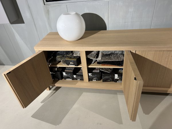 Van Rossum Lof Dressoir met 4 Draaiendeuren - Krijt - Afbeelding 3